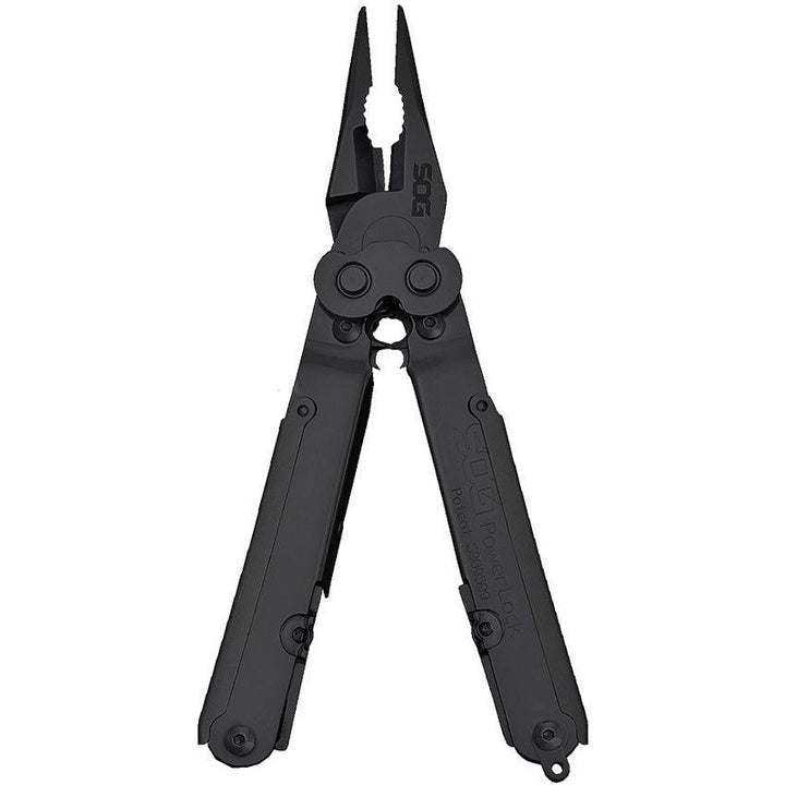 Multi Herramienta SOG Powerlock Black (With Scissors, Nylon Pouch) - Knives.mx