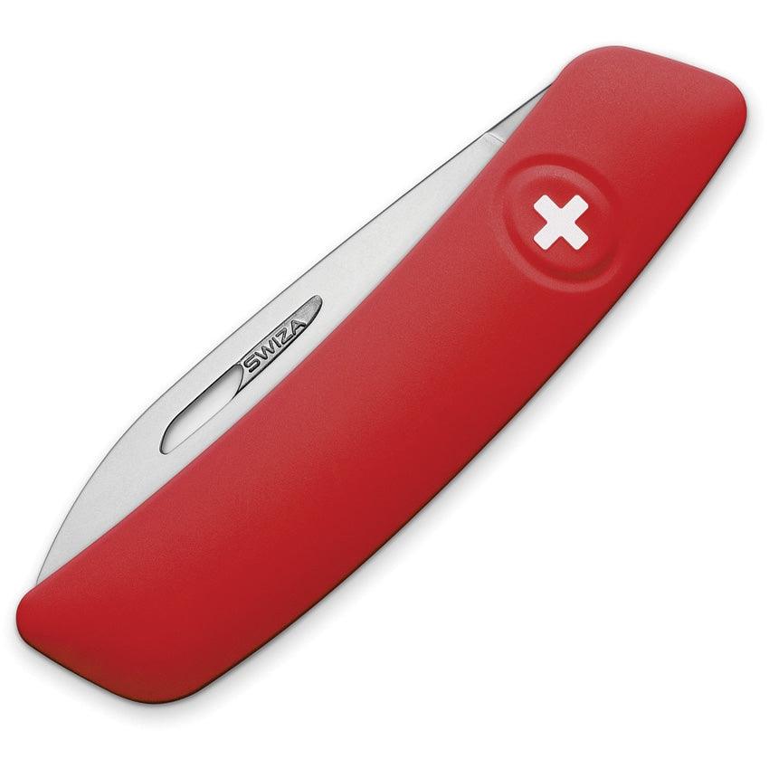 Navaja Suiza Multiusos SWIZA D00 Pocket Knife Red - Knives.mx