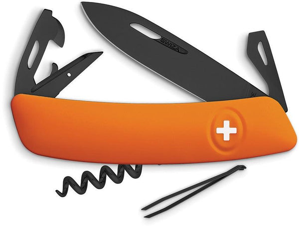 Navaja Suiza Multiusos SWIZA D03 Swiss Pocket Knife Orange - Knives.mx