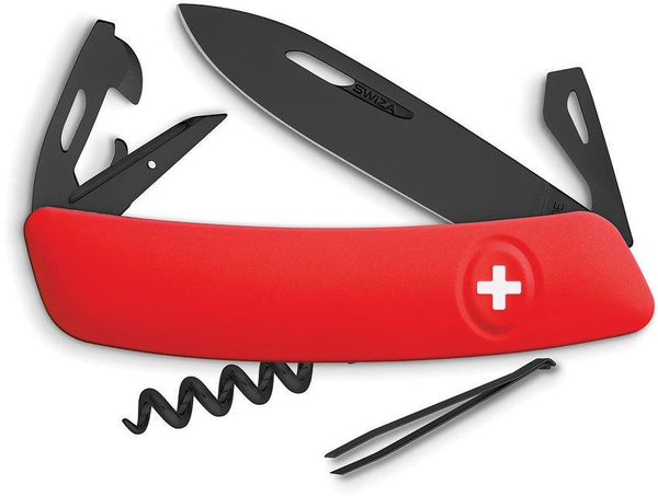 Navaja Suiza Multiusos SWIZA D03 Swiss Pocket Knife Red - Knives.mx