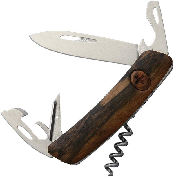 Navaja Suiza Multiusos SWIZA D03 Swiss Pocket Knife Walnut - Knives.mx