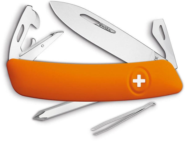 Navaja Suiza Multiusos SWIZA D04 Swiss Pocket Knife Orange - Knives.mx