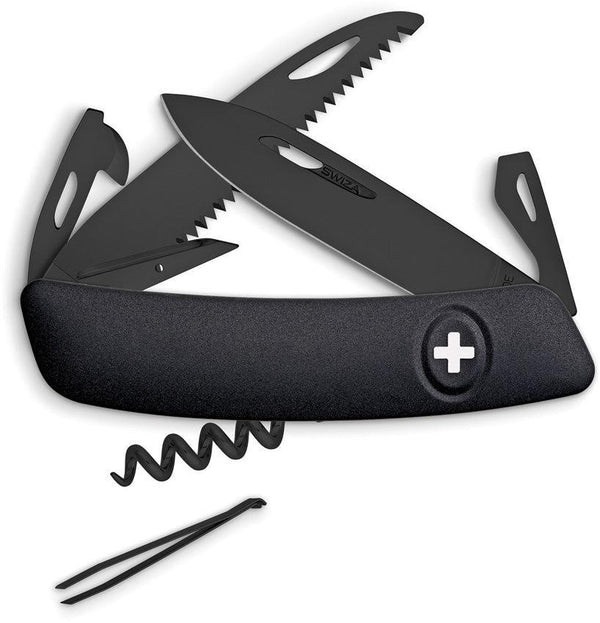 Navaja Suiza Multiusos SWIZA D05 Swiss Pocket Knife Black - Knives.mx