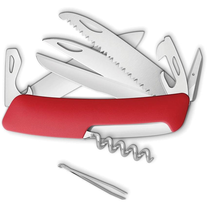 Navaja Suiza Multiusos SWIZA D09 Pocket Knife Red - Knives.mx