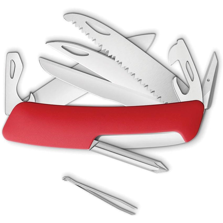 Navaja Suiza Multiusos SWIZA D10 Pocket Knife Red - Knives.mx