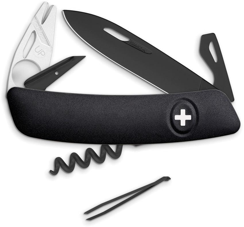Navaja Suiza Multiusos SWIZA TT03 Tick Tool Black - Knives.mx