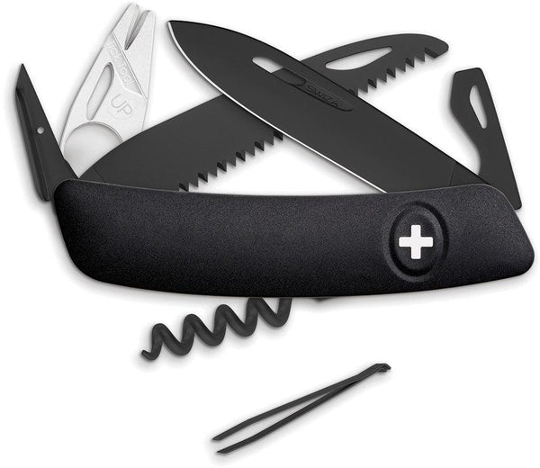 Navaja Suiza Multiusos SWIZA TT05 Tick Tool Black - Knives.mx