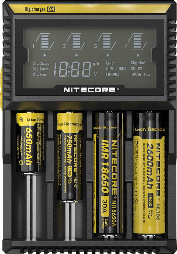 Nitecore Digicharger Battery Charger D4 - Knives.mx