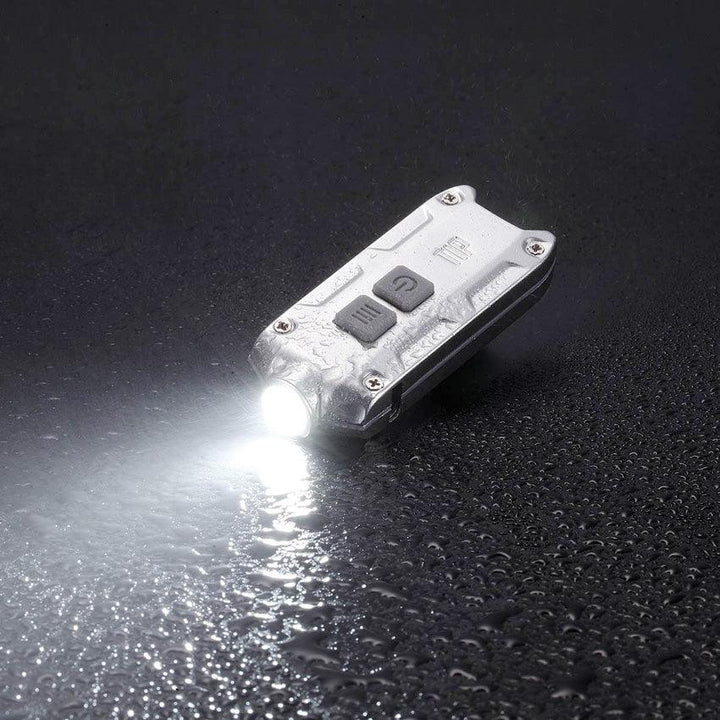 Nitecore TIP Keychain Light Silver - Knives.mx