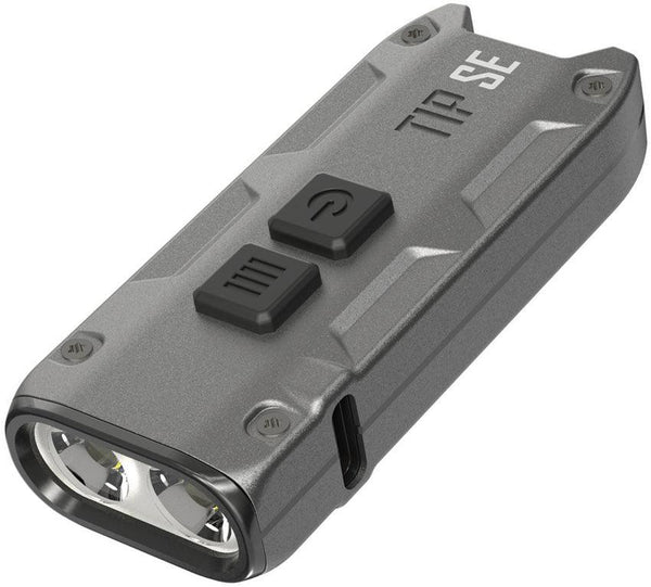 Nitecore TIP SE Keychain Light Gray - Knives.mx
