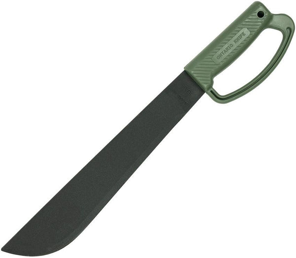 Ontario Camp Plus Green Machete 1075HC - Knives.mx