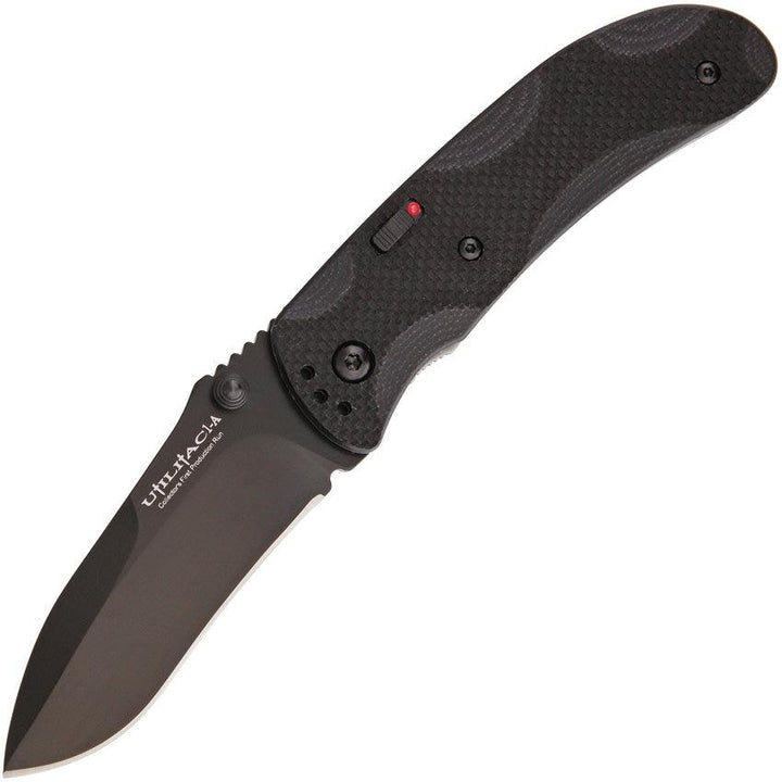 Ontario Joe Pardue A/O Black Zytel Black AUS-8 - Knives.mx