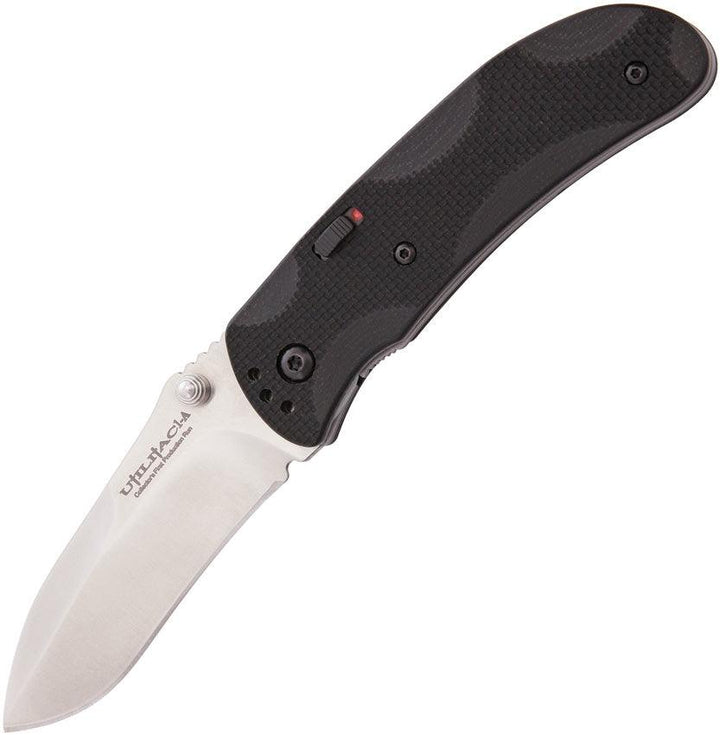 Ontario Joe Pardue A/O Black Zytel Satin AUS-8 - Knives.mx