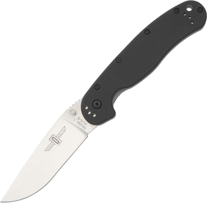 Ontario RAT I Black Nylon AUS-8 - Knives.mx