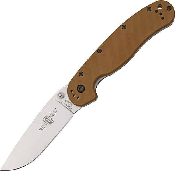 Ontario RAT I Coyote Brown Nylon AUS-8 - Knives.mx