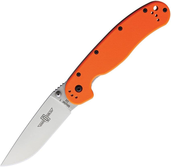 Ontario RAT I Linerlock Orange G10 D2 - Knives.mx