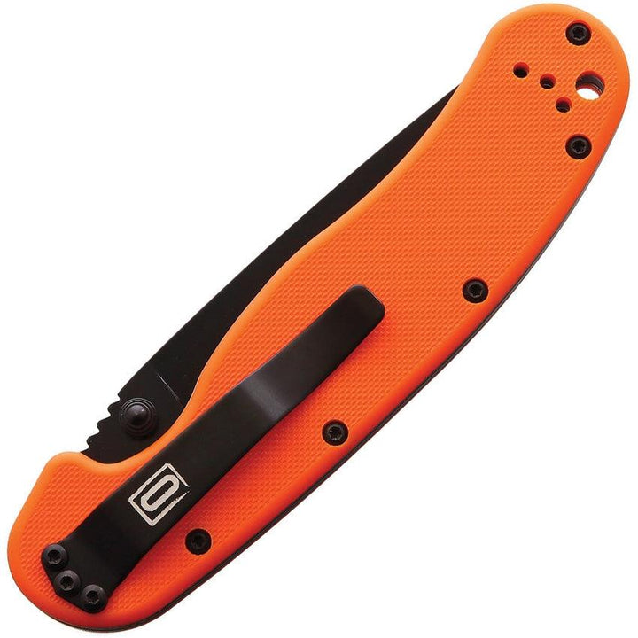 Ontario Rat I Orange G10 Black AUS-8 - Knives.mx