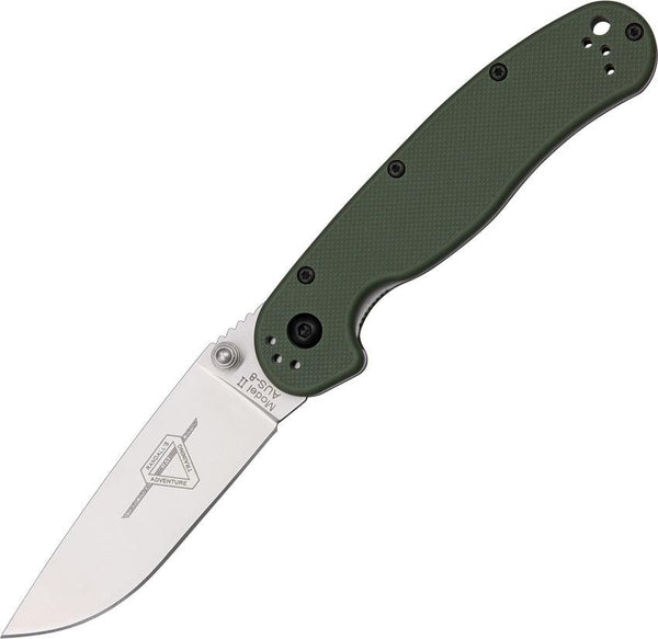 Ontario RAT II Folder OD Green AUS-8 - Knives.mx