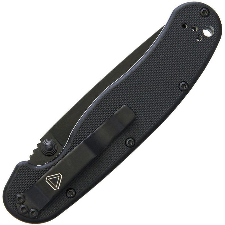 Ontario RAT II Linerlock Blackout G10 D2 Steel - Knives.mx