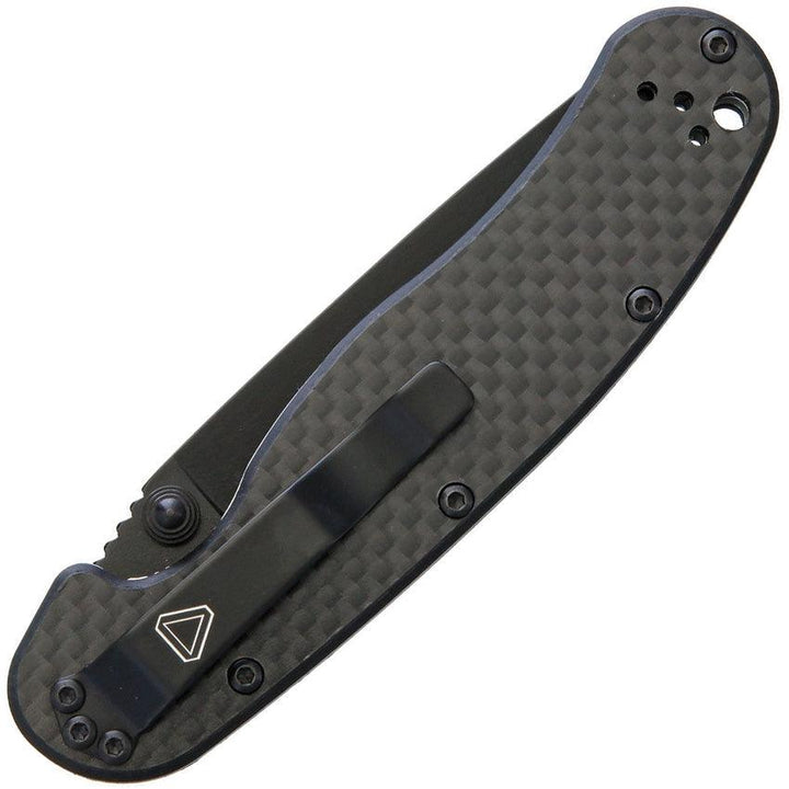 Ontario RAT II Linerlock Carbon Fiber Black D2 - Knives.mx