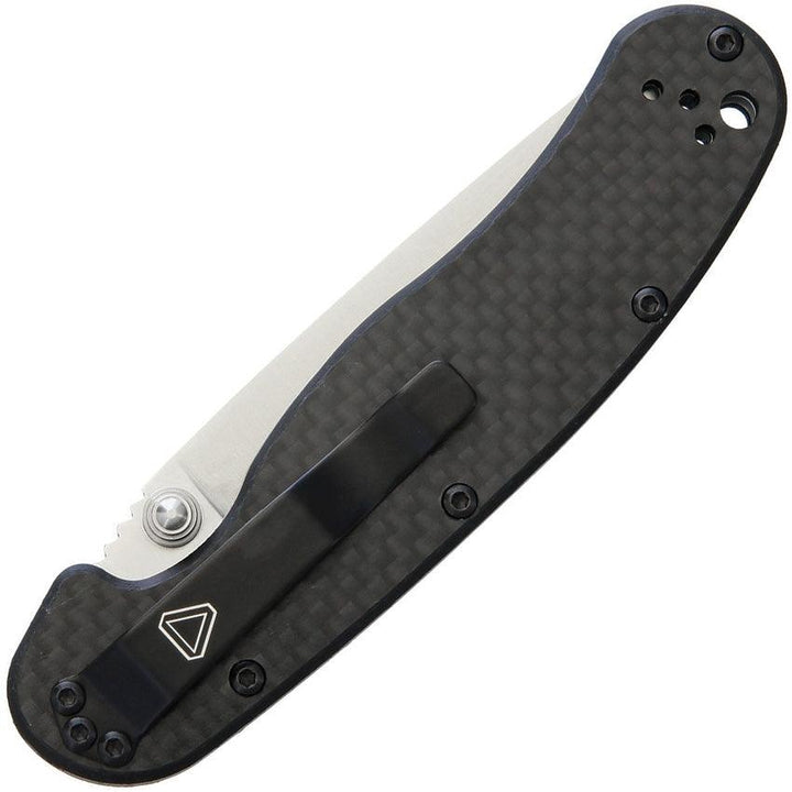 Ontario RAT II Linerlock Carbon Fiber Satin D2 - Knives.mx