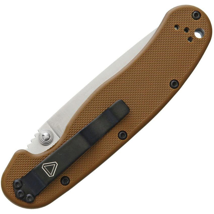 Ontario RAT II Linerlock Coyote Brown G10 Satin D2 - Knives.mx