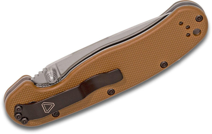 Ontario RAT II Linerlock Coyote Brown G10 Satin D2 - Knives.mx