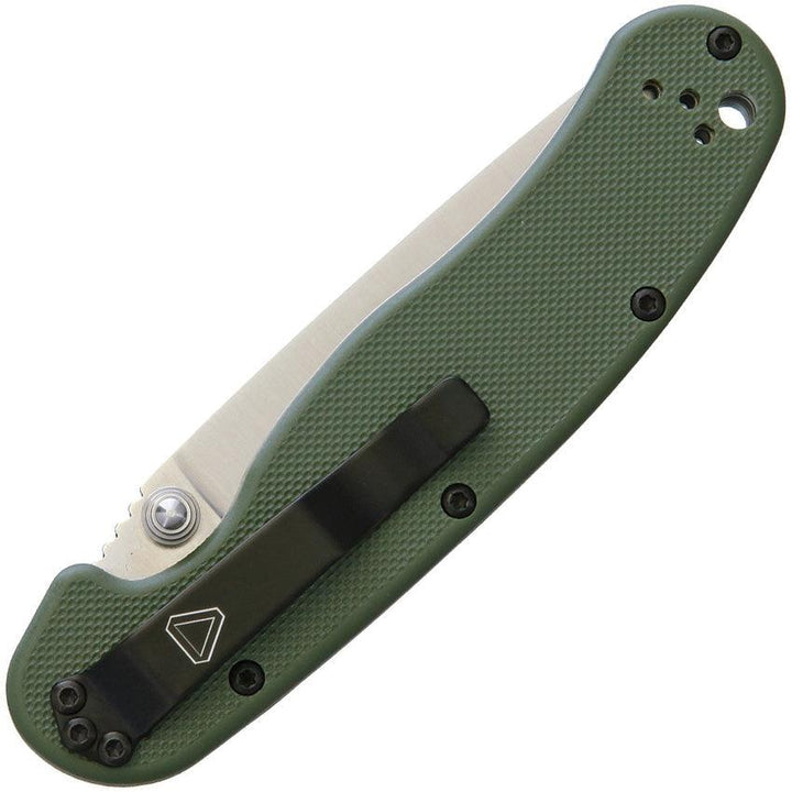 Ontario RAT II Linerlock OD Green G10 Satin D2 - Knives.mx