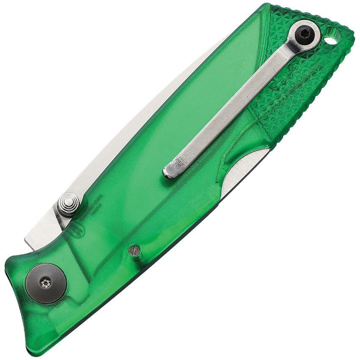 Ontario Wraith Lockback Ice Series Green Satin 1.4116 - Knives.mx