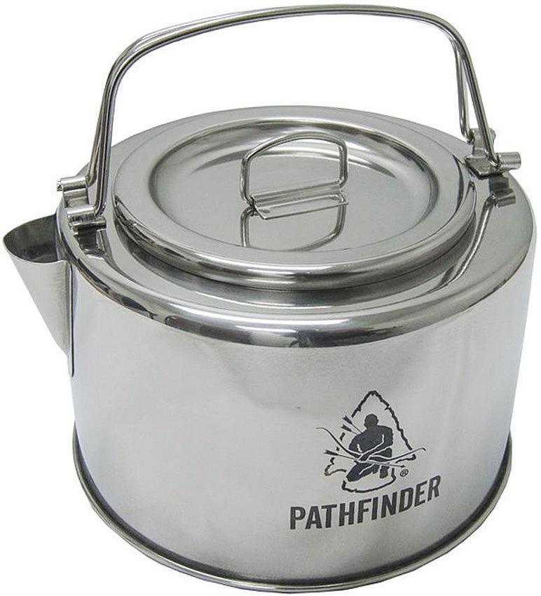 Pathfinder Stainless Kettle 1.2L/ Hervidor Camping Inoxidable 40oz 1.2 L - Knives.mx