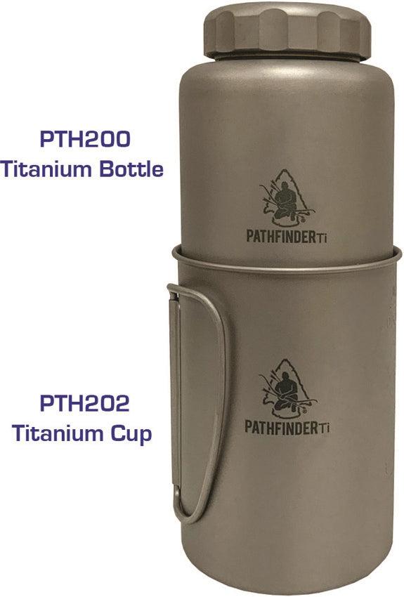 Pathfinder Titanium Bottle 1050ml - Knives.mx