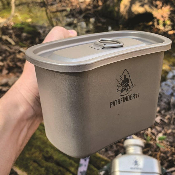 Pathfinder Titanium Canteen Cooking Kit - Knives.mx