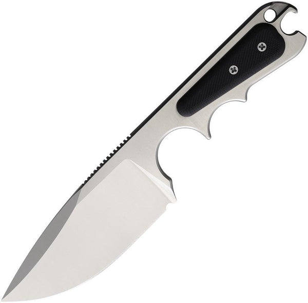 PMP Knives Pitbull Neck Knife Black G10 Satin D2 - Knives.mx