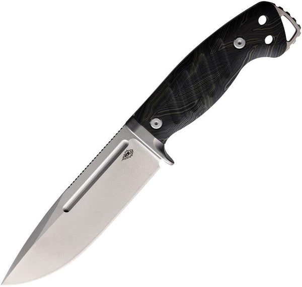PMP Knives Warthog Black And Brown G10 Stonewash 440C - Knives.mx
