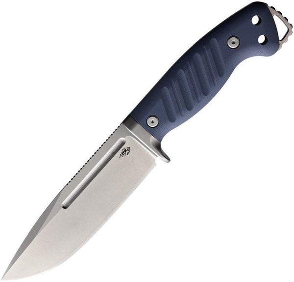 PMP Knives Warthog Blue G10 Stonewash 440C - Knives.mx
