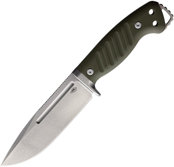 PMP Knives Warthog Green G10 Stonewash 440C - Knives.mx