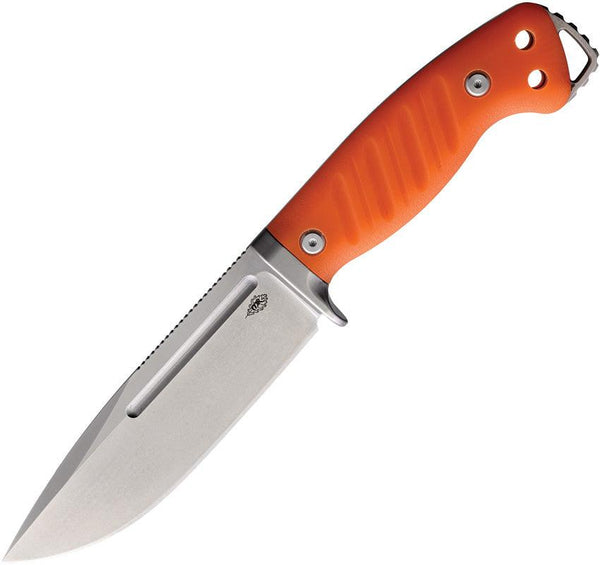 PMP Knives Warthog Orange G10 Stonewash 440C - Knives.mx