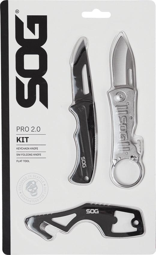 Pro 2.0 Kit Navajas SOG / Pro 2.0 Kit SOG Pocket Folding Knife Kit - Knives.mx