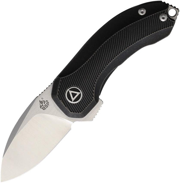 QSP Knife Hamster Framelock Black Titanium CPM S35VN - Knives.mx