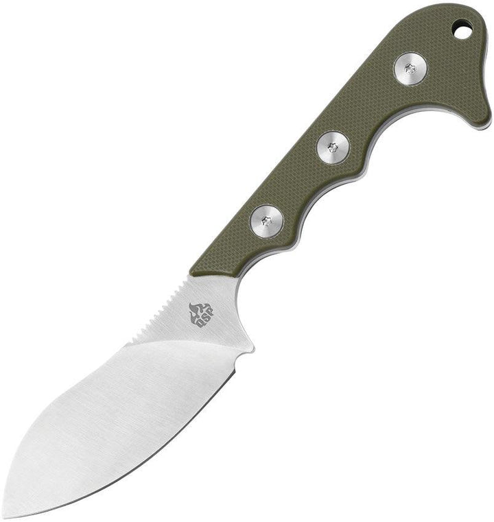 QSP Knife Neckmuk Neck Knife Green G10 D2 - Knives.mx