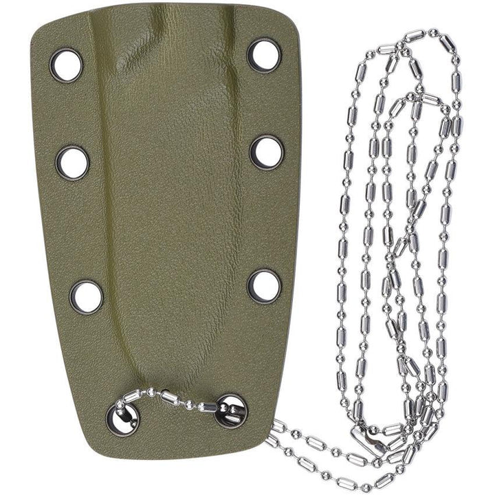 QSP Knife Neckmuk Neck Knife Green G10 D2 - Knives.mx