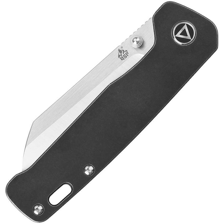 QSP Knife Penguin Framelock Black SW Titanium Satin 154CM - Knives.mx