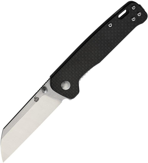 QSP Knife Penguin Linerlock Black G10 D2 - Knives.mx