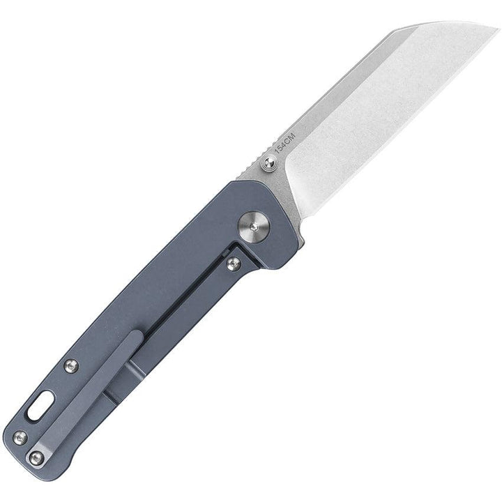 QSP Knife Penguin Linerlock Blue Titanium Stonewash 154CM - Knives.mx