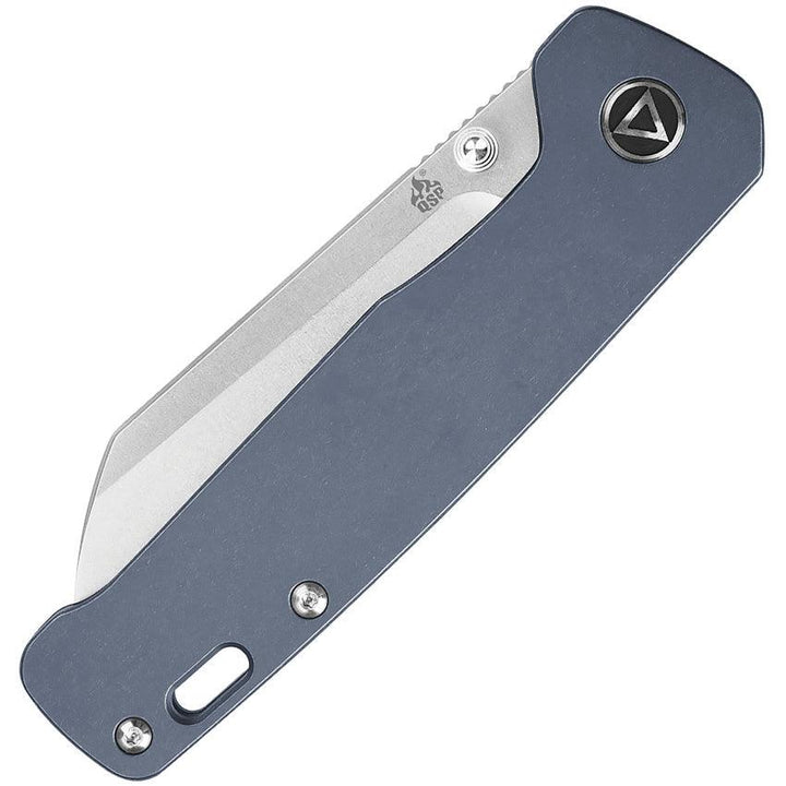 QSP Knife Penguin Linerlock Blue Titanium Stonewash 154CM - Knives.mx