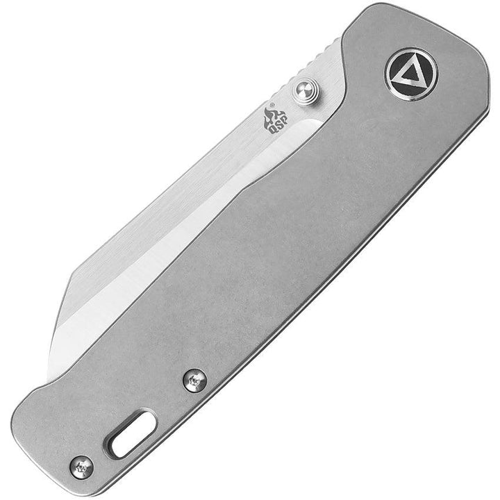 QSP Knife Penguin Linerlock Stonewash Titanium Two Tone 154CM - Knives.mx