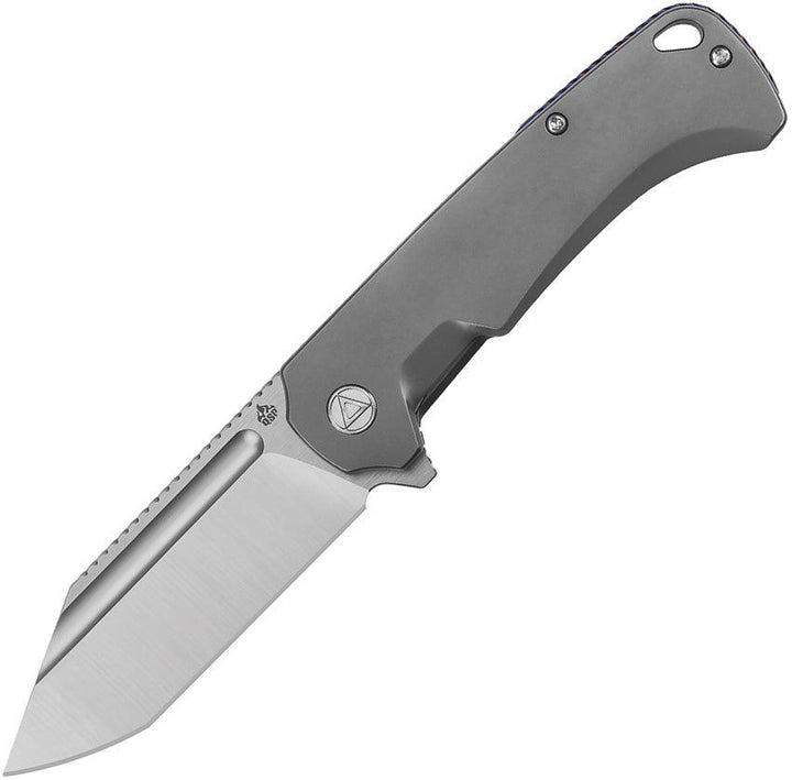 QSP Knife Rhino Framelock Gray Titanium Satin Bohler M390 - Knives.mx