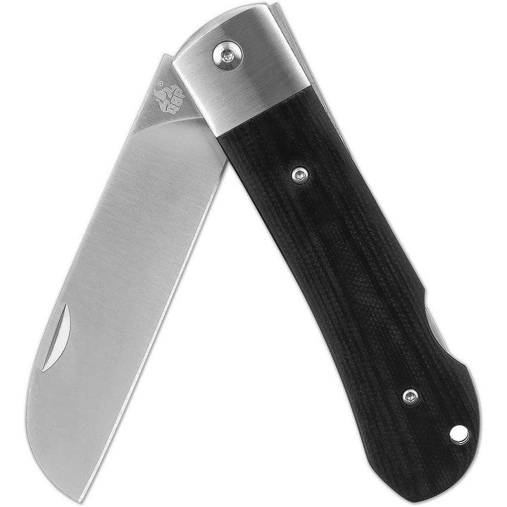 QSP Knife Worker Lockback Black G10 Bohler N690 - Knives.mx