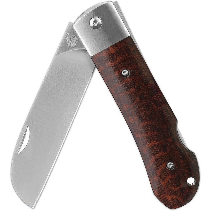 QSP Knife Worker Lockback Snakewood Bohler N690 - Knives.mx