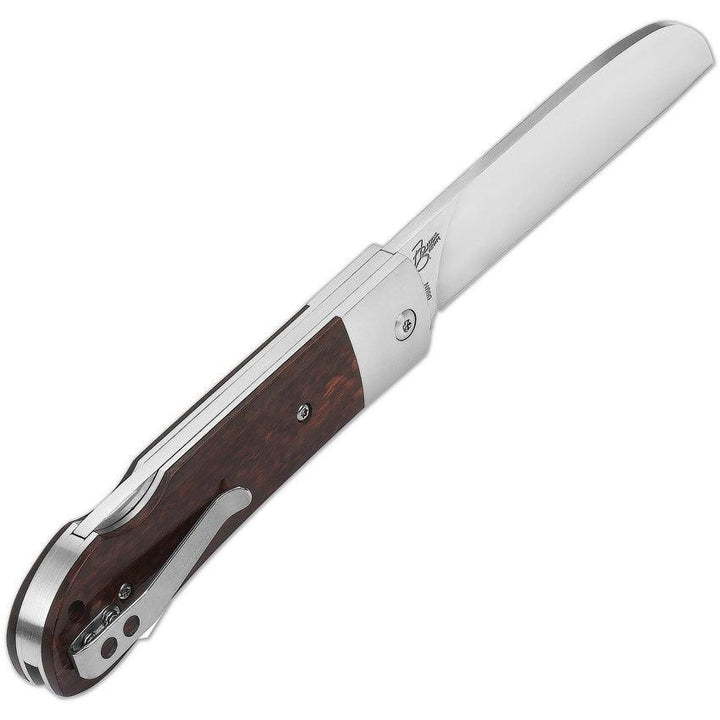 QSP Knife Worker Lockback Snakewood Bohler N690 - Knives.mx